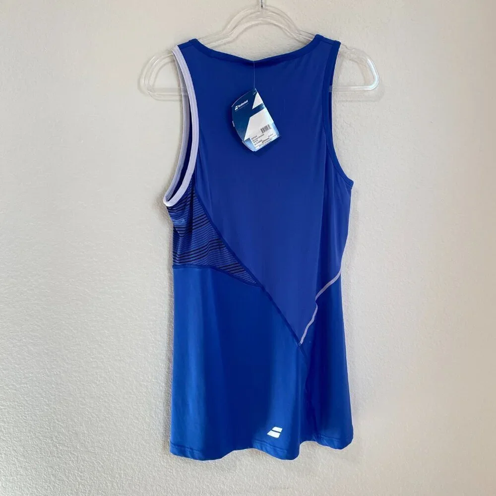 Babolat Women's Performance Tennis Dress NWT Blue White XL